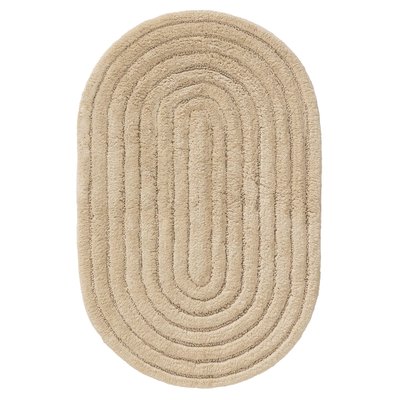 Tapis de bain ovale tufté main NIA BENUTA 