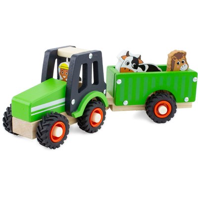 Tracteur et remorque vert ULYSSE