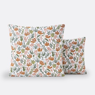Lara Floral 100% Cotton Pillowcase LA REDOUTE INTERIEURS