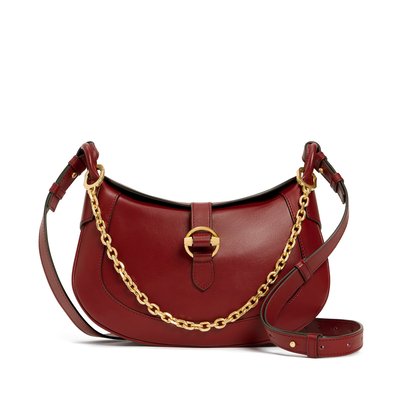 Sac bandoulière petit en cuir lisse PIA LE TANNEUR