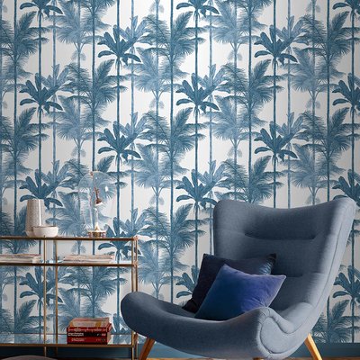 Papier peint Jungle Cobalt GRAHAM ET BROWN
