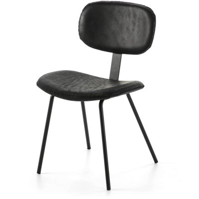 Chaise en cuir et métal, Aguas RECOLLECTION