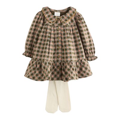 Robe tissée et collants bébé NEXT