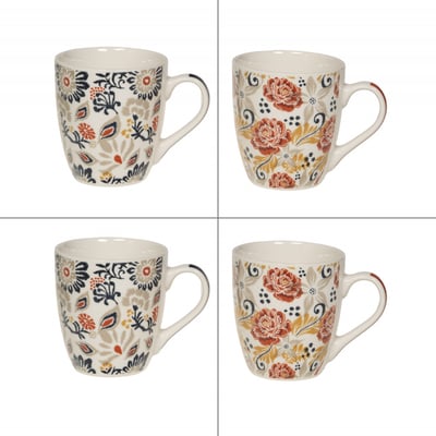 Coffret de 4 tasses Ornella 23 cl - ORNELLA TABLE PASSION