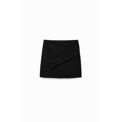 Mini-jupe croisée plis DESIGUAL