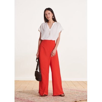 Pantalon large avec pan LA FEE MARABOUTEE
