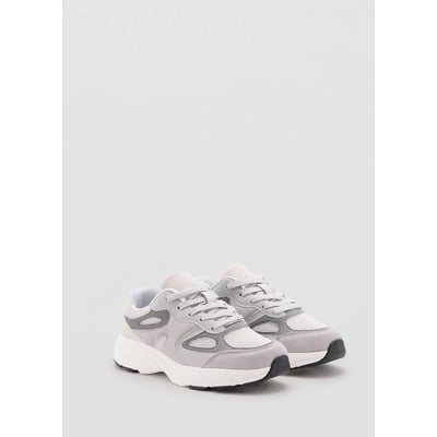 Baskets empiècements cuir MANGO KIDS