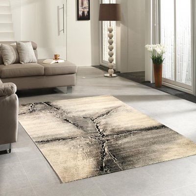Tapis chambre tissé motif abstrait FRACIL UN AMOUR DE TAPIS