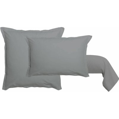 Taie de traversin coton unie C DESIGN HOME TEXTILE