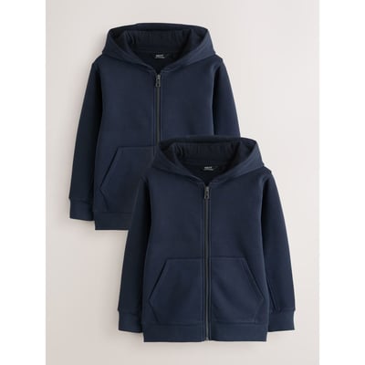 Sweat à capuche zippé, lot de 2 NEXT