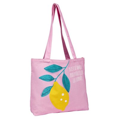 Tote bag coton ZESTE D'AMOUR DRAEGER PARIS