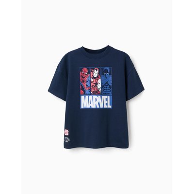 T-shirt en coton avec imprimés Marvel ZIPPY