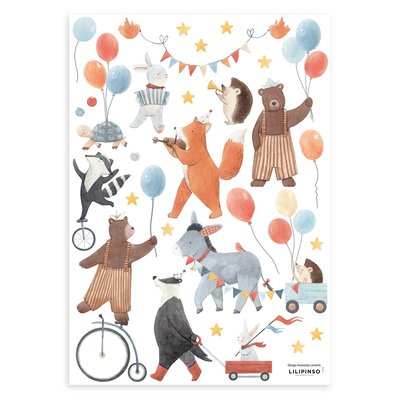 Stickers muraux les amis GENTLE FRIENDS LILIPINSO