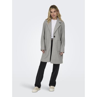 Manteau droit boutonné ONLY