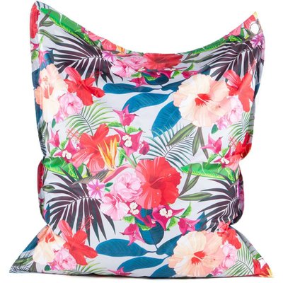 Maxi coussin imprimé intérieur extérieur 110 x 130 cm Bali JARDINDECO
