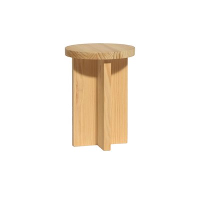 Tabouret en pin massif non verni DENIA NAAN FURNITURE