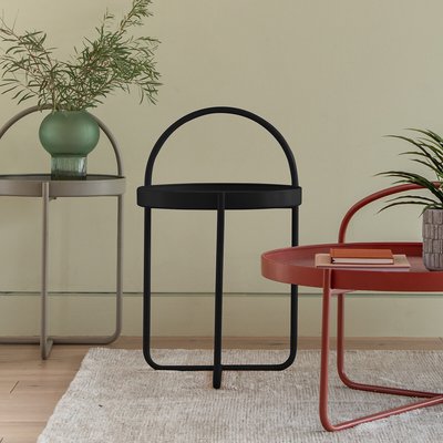 Sagar Round Metal Tray Side Table SO'HOME
