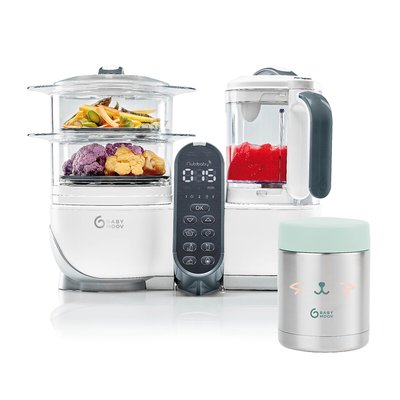 Robot de cozinha duo nutribaby plus e recipiente em inox isy BABYMOOV