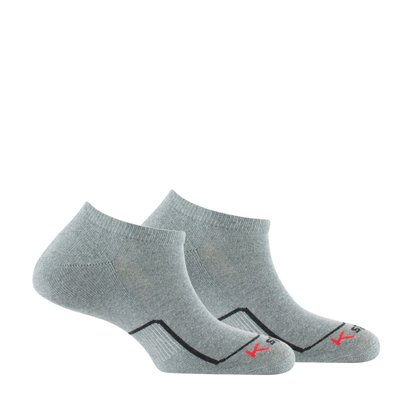 Lot de 2 paires d'invisibles K-SPORT en coton spéciales baskets KINDY