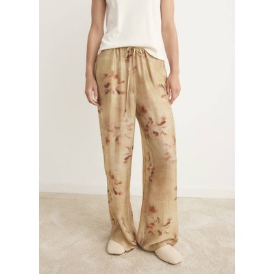 Pantalon imprimé feuilles MANGO