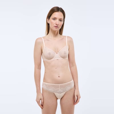 Culotte CHARLIE en microfibre et dentelle MONOPRIX