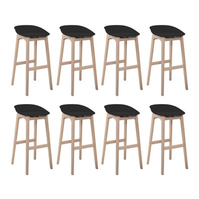 Lot de tabourets de bar en bois 65cm RIVA MOB IN