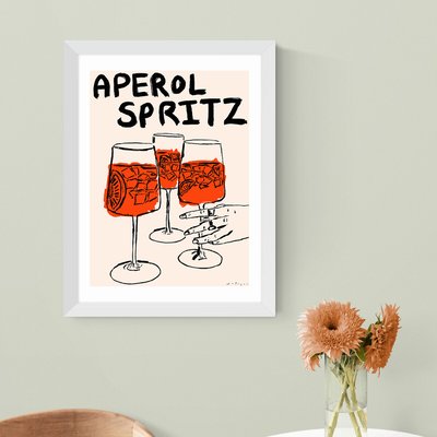 Aperol Spritz by Nia Beynon EAST END PRINTS