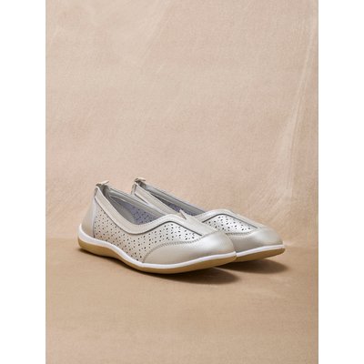 Ballerines d'été cuir perforé PEDICONFORT