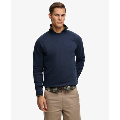 Sweatshirt Essential Logo Raglan Col Rond SUPERDRY