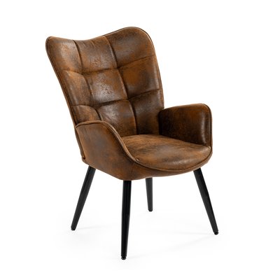 Fauteuil relax confortable dossier moyen rétro vintage, KANAS MEUBLES COSY