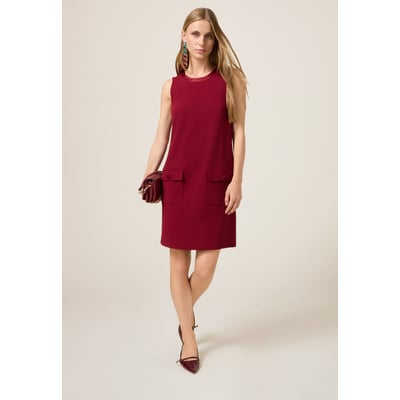 Robe fourreau avec poches et boutons OLTRE