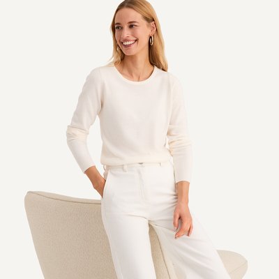 Pull col rond en fine maille au toucher très doux ANNE WEYBURN