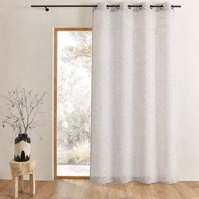 Voilage à motifs de petites croix HOME MAISON