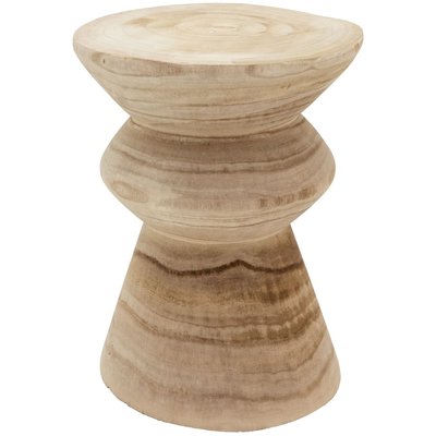 Tabouret en bois paulownia Pion naturel AUBRY GASPARD