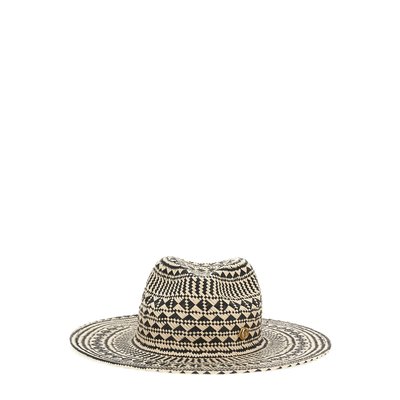 Chapeau En Paille Motif Géométrique GUESS