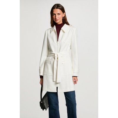 Manteau long zippé MORGAN