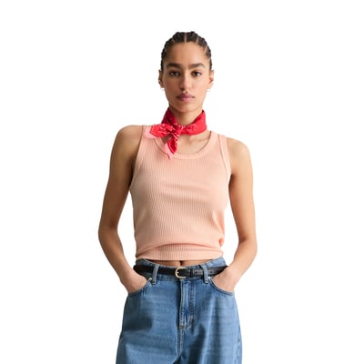 Débardeur regular en jersey de coton organique rib MARC O’POLO DENIM