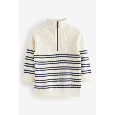 Pull en maille à col zippé NEXT
