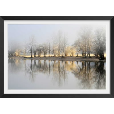 Affiche paysage Une journee de janvier HEXOA