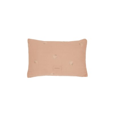 Coussin rectangulaire en double gaze de coton lavé WABI-SABI NOBODINOZ