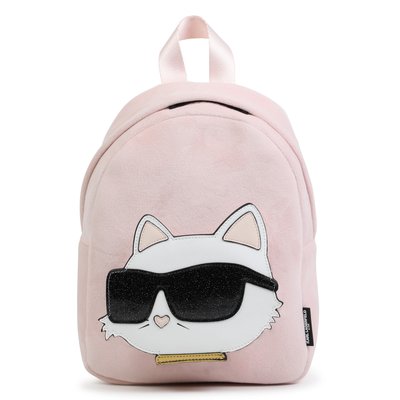 Petit sac à dos en velours KARL LAGERFELD KIDS