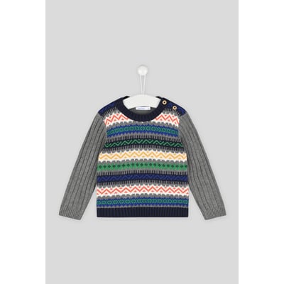 Pull jacquard BOUT'CHOU