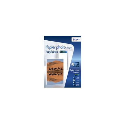 Papier photo 60 Photos brillantes 10x15 200g/m² AVERY
