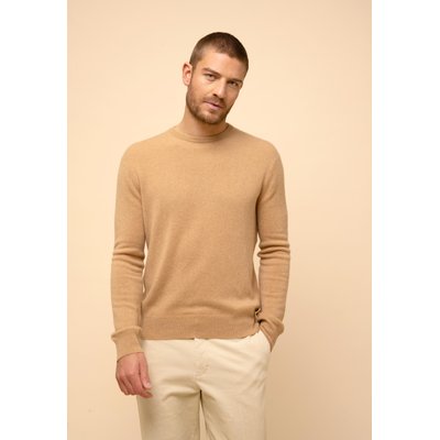 HOWARD pull col rond sahara en cachemire JUST CASHMERE