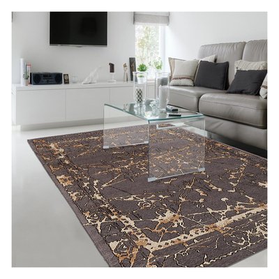 Tapis kilim fait main motif abstrait DESTRUCTURAL UN AMOUR DE TAPIS