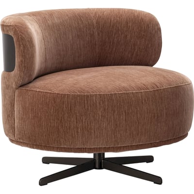 Fauteuil lounge pivotant texturé RECOLLECTION