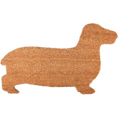Paillasson en fibre de coco animal Chien JARDINDECO
