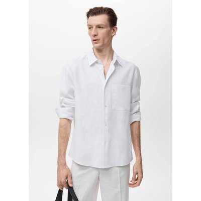 Chemise 100 % lin avec poche MANGO MAN