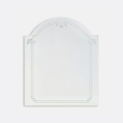 Miral Engraved Bevelled Wall Mirror, L75 X H90cm LA REDOUTE INTERIEURS