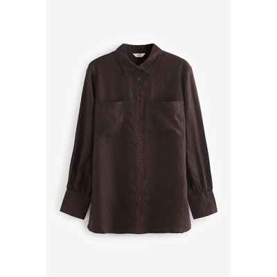 Chemisier marron chocolat femme outlet